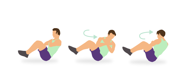 The upper body floor twist