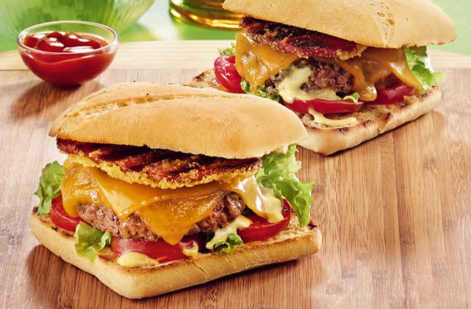 Cheeseburger au bacon